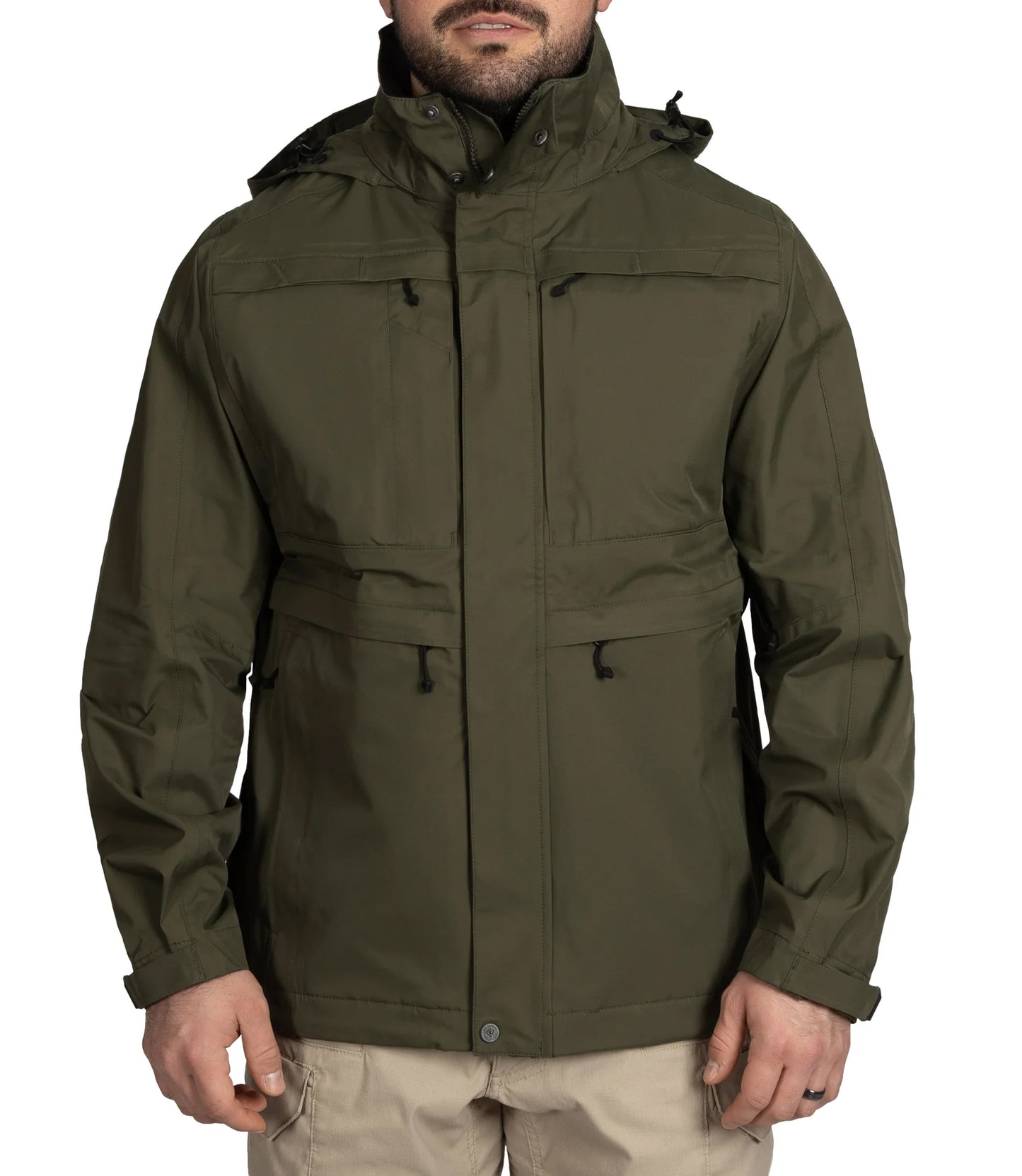 מעיל Tactix Parka Shell לגברים - ירוק זית