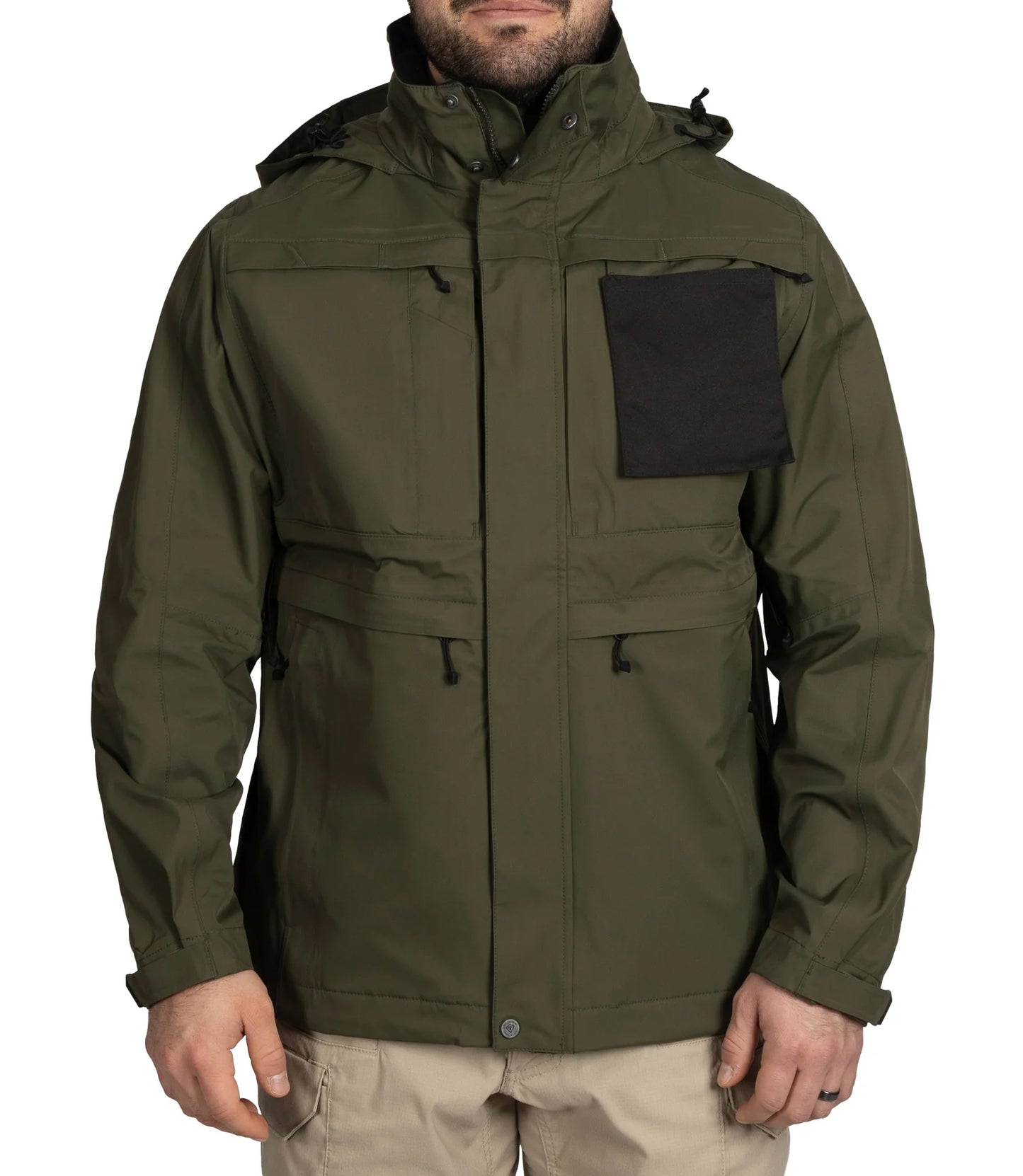 מעיל Tactix Parka Shell לגברים - ירוק זית