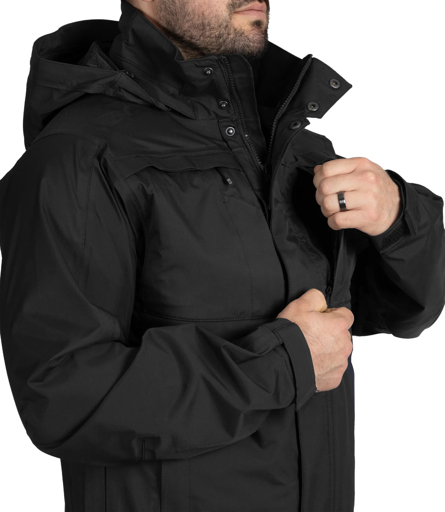 מעיל Tactix Parka Shell לגברים - שחור