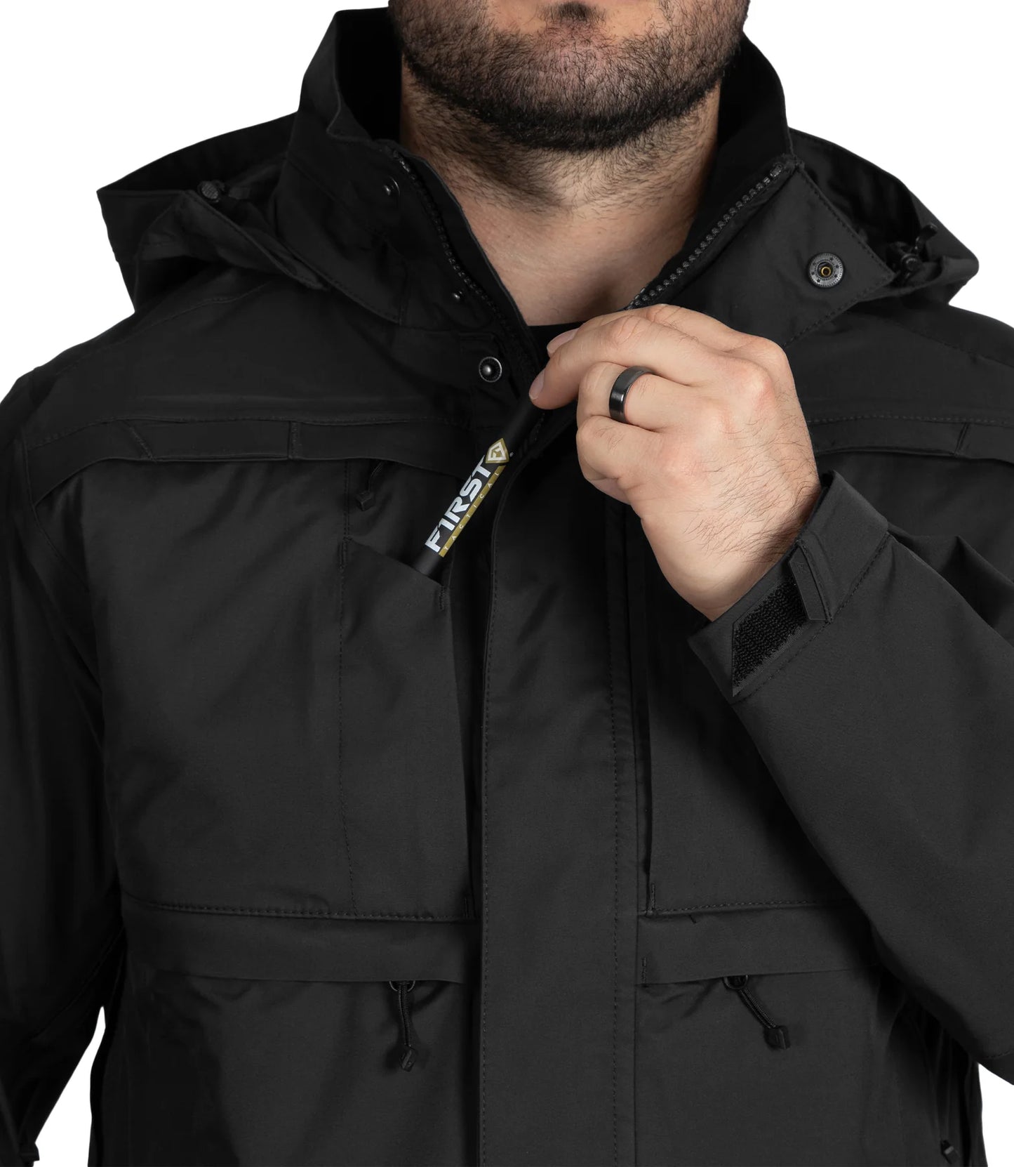מעיל Tactix Parka Shell לגברים - שחור