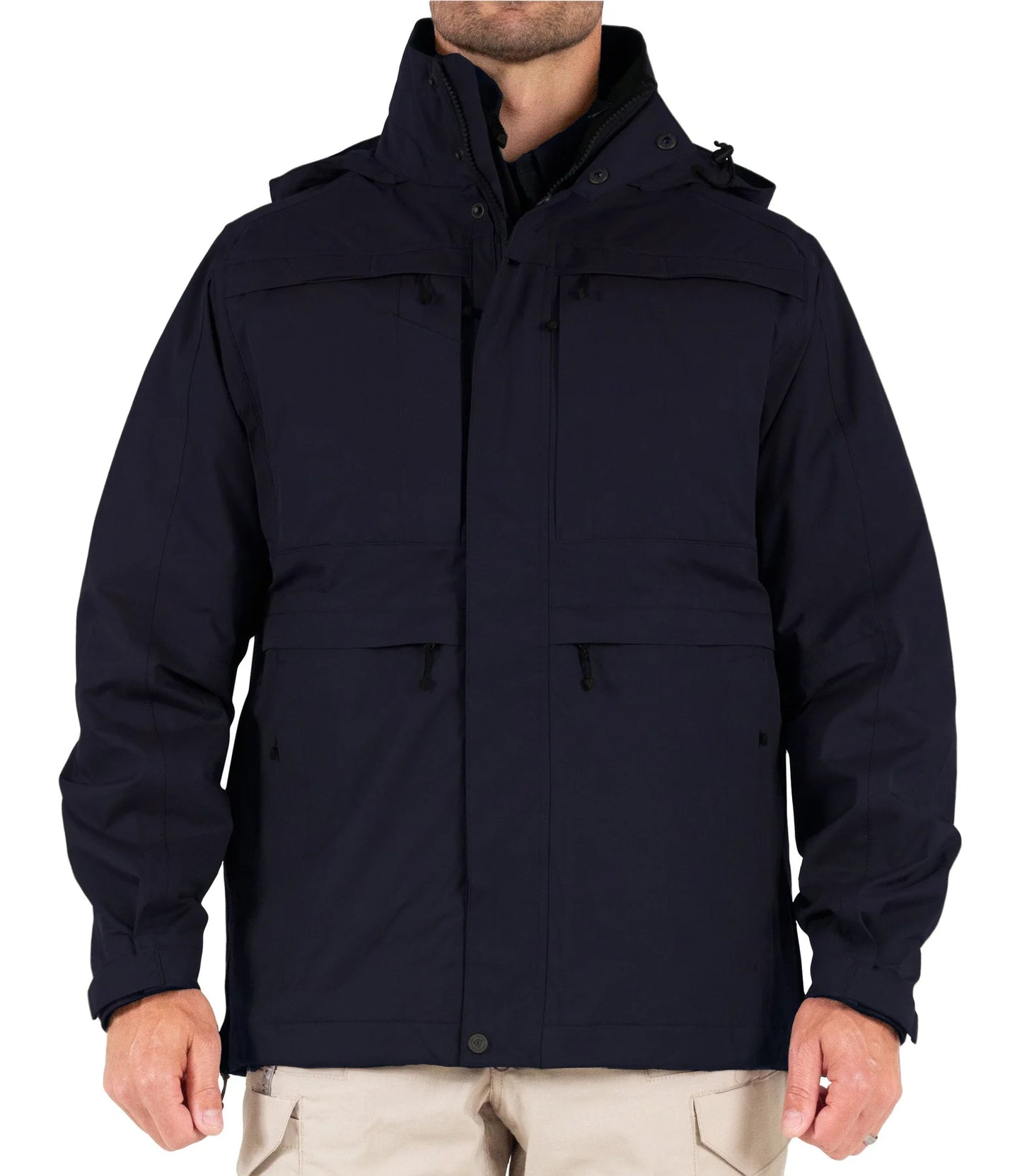 מעיל Tactix Parka Shell לגברים - כחול נייבי