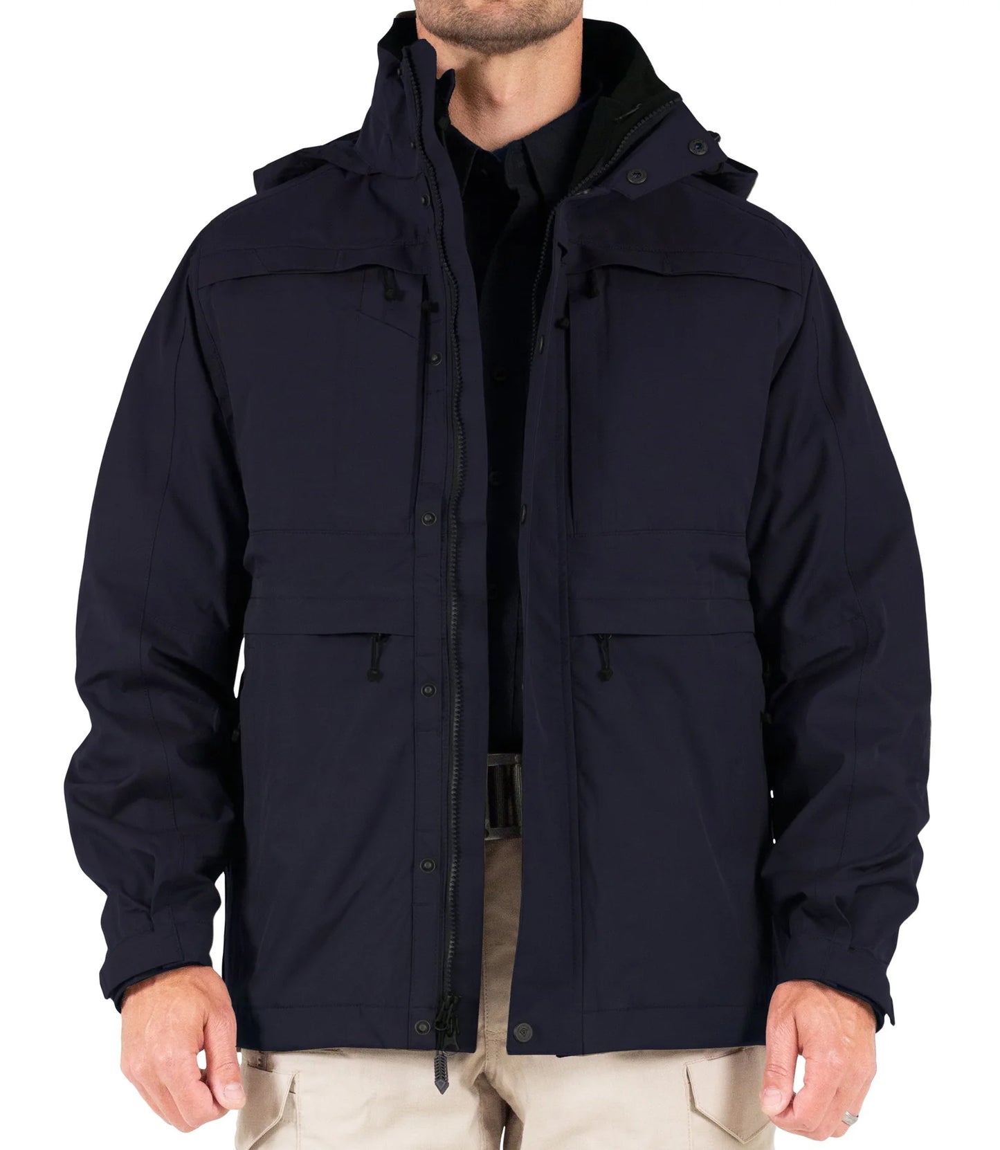 מעיל Tactix Parka Shell לגברים - כחול נייבי