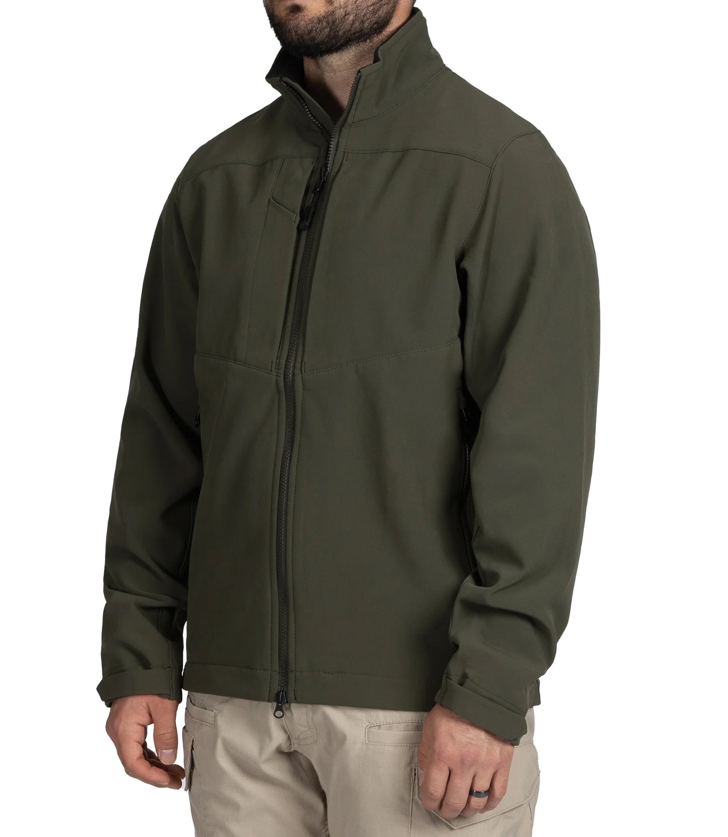 מעיל Tactix Softshell Parka לגברים - ירוק זית
