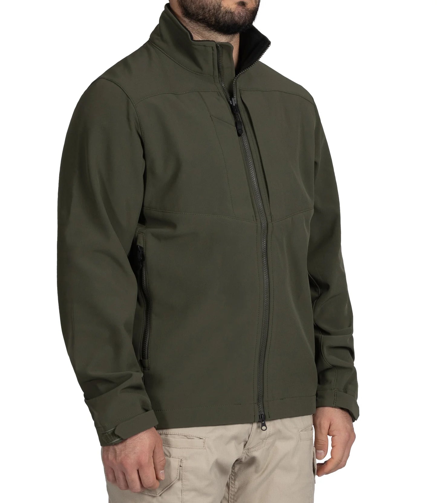 מעיל Tactix Softshell Parka לגברים - ירוק זית
