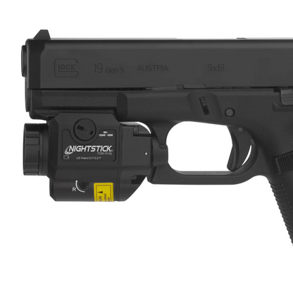 Compact Weapon-Mounted Light w/Green Laser