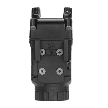 Subcompact Weapon-Mounted Light for Narrow Rail Handguns w/Green Laser