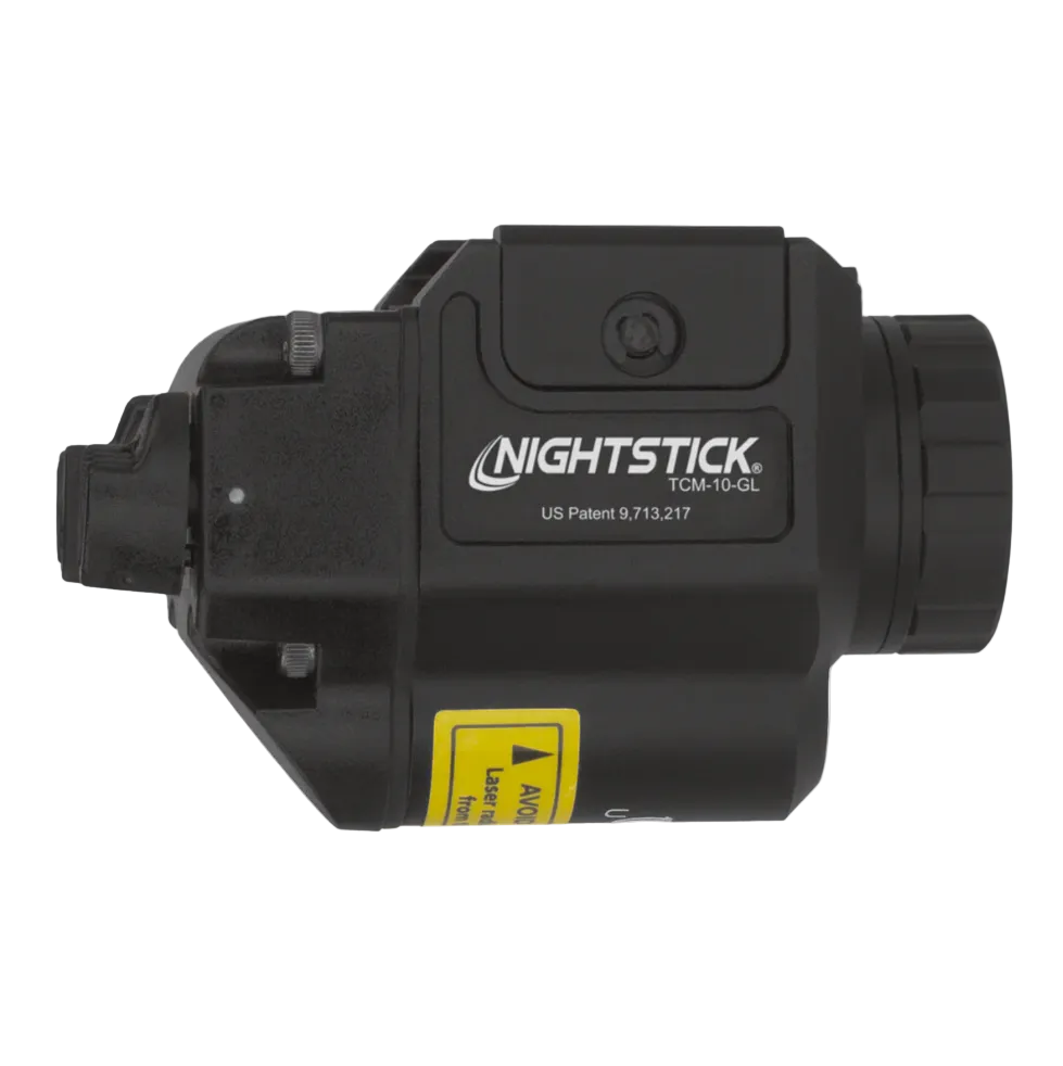 Compact Weapon-Mounted Light w/Green Laser