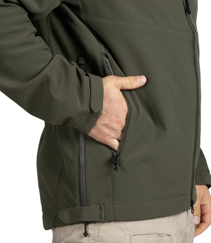 מעיל Tactix Softshell Parka לגברים - ירוק זית