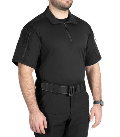 חולצת V2 Responder קצרה לגברים - שחור