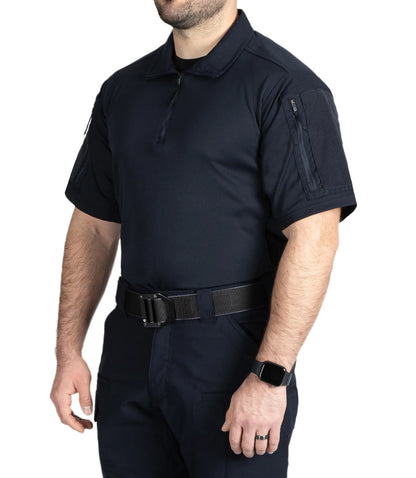 חולצת V2 Responder קצרה לגברים - כחול נייבי